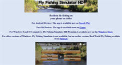 Desktop Screenshot of flyfishingsimulator.com